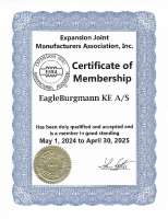 Expansion Joint Manufactureres Association Membership Certificate