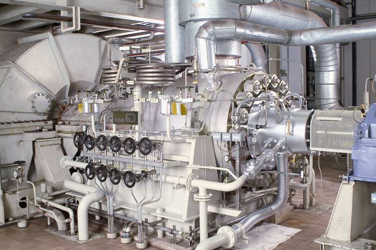 Wellenabdichtung für KSB Speisewasserpumpe