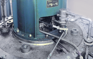 Wellenabdichtung für Hauptkühlwasserpumpe