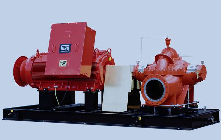 Cartex mechanical seals for fire water pumps skids on oil field